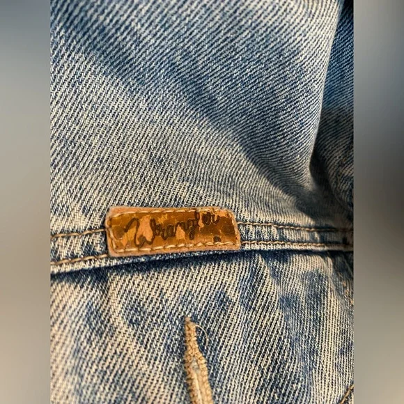 WRANGLER BRAND CLASSIC JEAN JACKET DENIM JACKET THICK FOR MEN